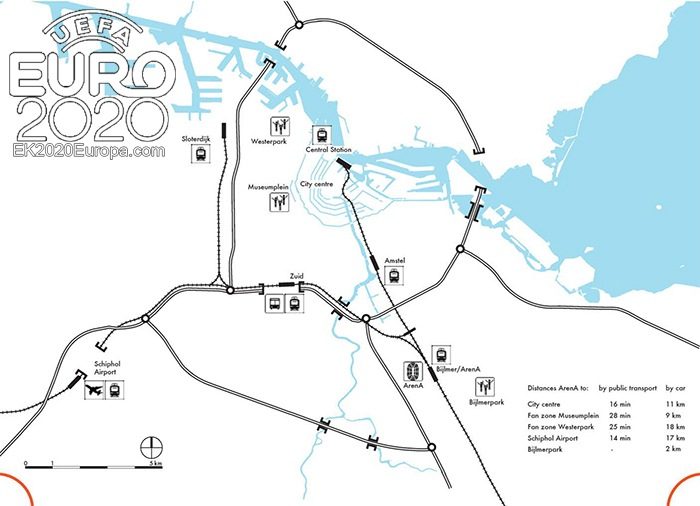 Speelstad Amsterdam - plattegrond