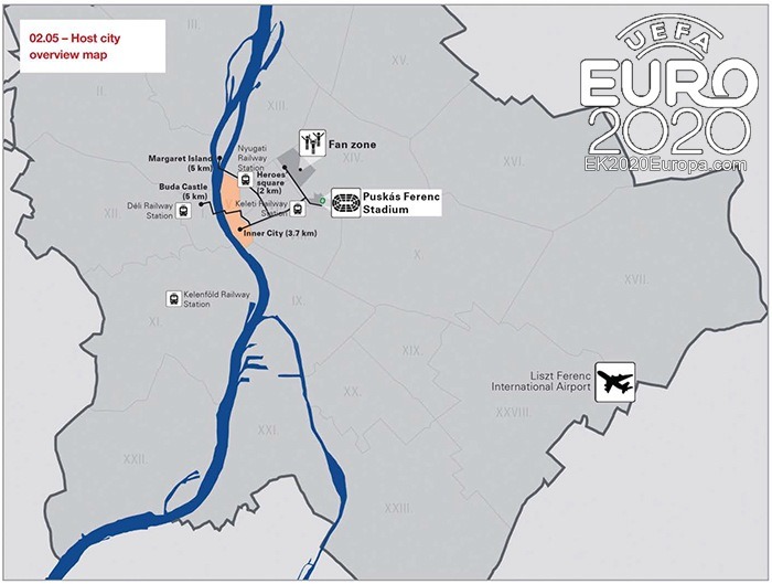 Speelstad Boedapest - plattegrond