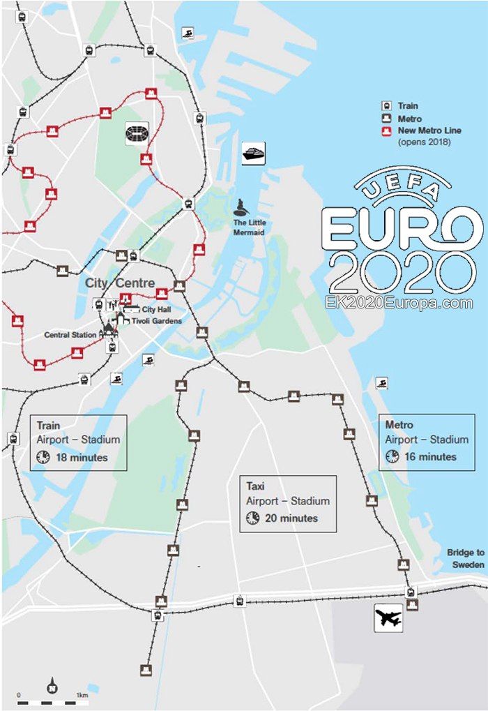 Speelstad Kopenhagen - plattegrond