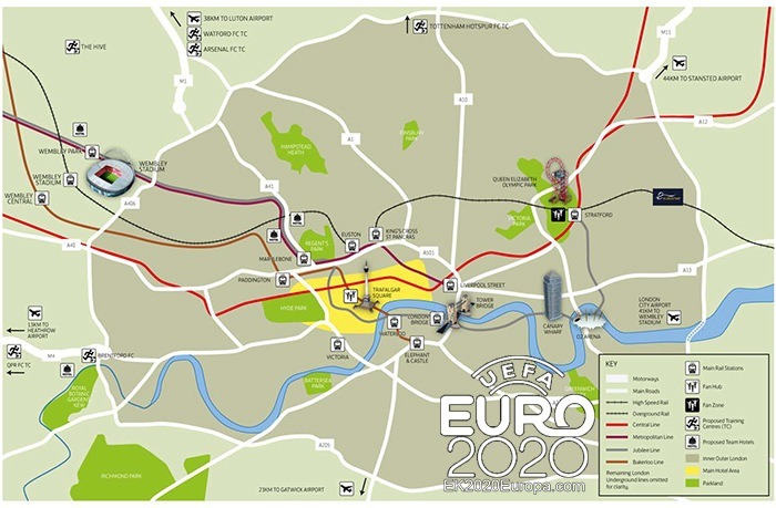 Speelstad Londen - plattegrond