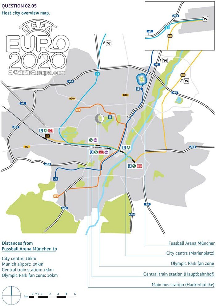 Speelstad München - plattegrond